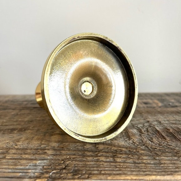 Brass candlestick 4” tall - Picture 4 of 6
